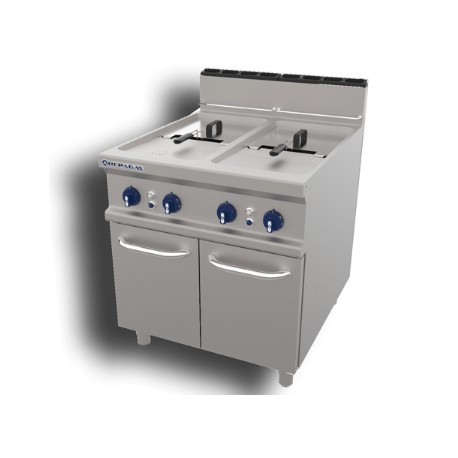 Freidora a gas modular fondo 900