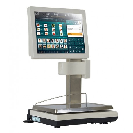 Balanza mostrador doble cuerpo con impresora