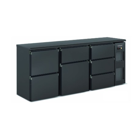 Expositor refrigerado con cajones