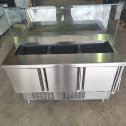 Mesa fría COMPACTA para cubetas GN - SEMINUEVO