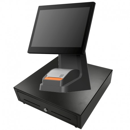 Pack TPV con impresora integrada, cajón pantalla posterior LCD y software