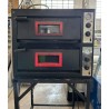 Horno de pizzas doble 4 + 4 dim 30 con soporte- OCASIÓN