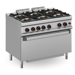Cocina 6 Fuegos + HORNO XL a Gas serie Neo700