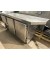 Mesa refrigerada 2 puertas y 1/2 con encimera voladiza Ocasión