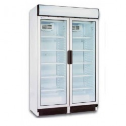 Armario expositor refrigerado doble puerta compartimentado